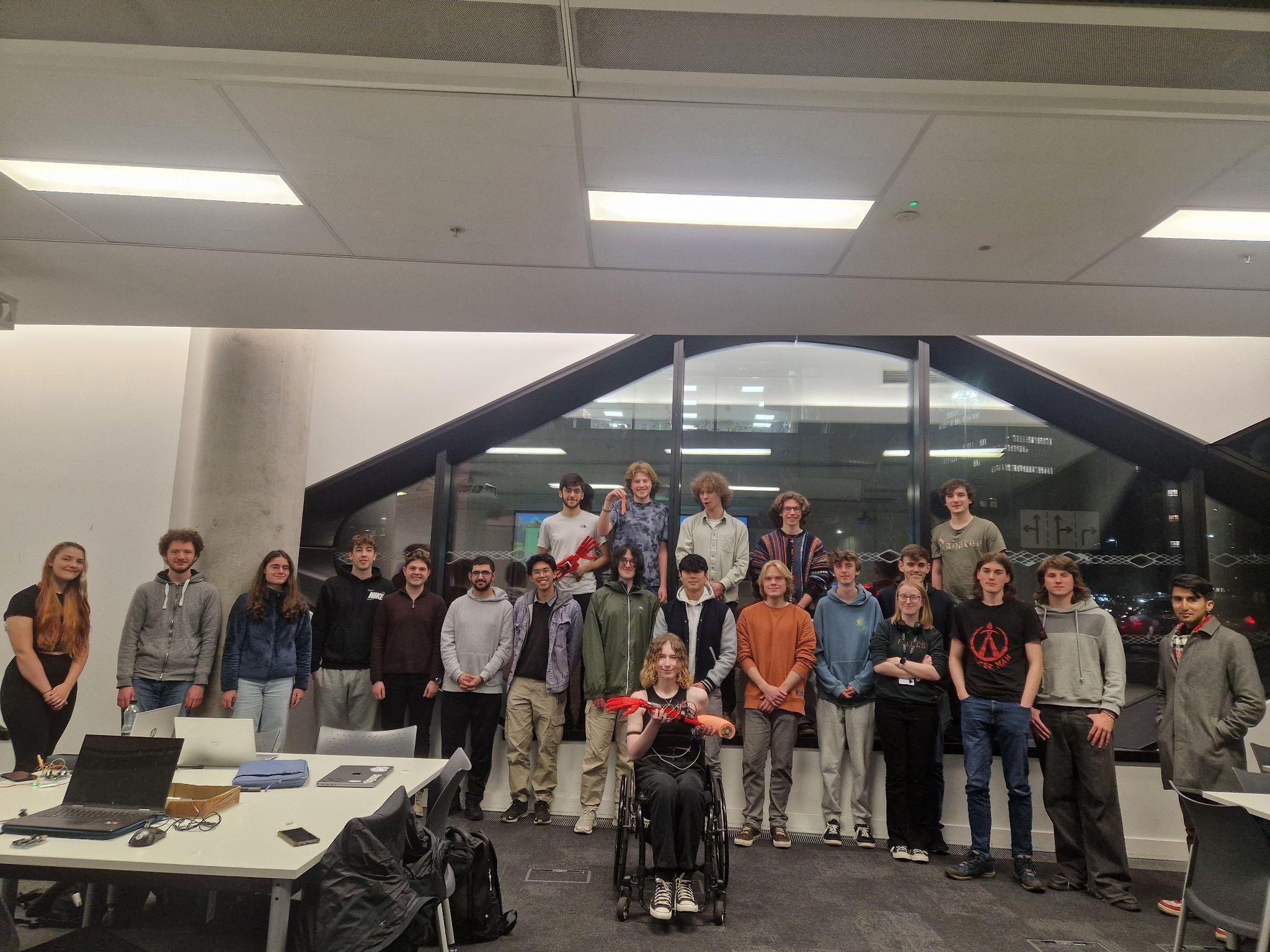 The Sheffield Bionics Society team